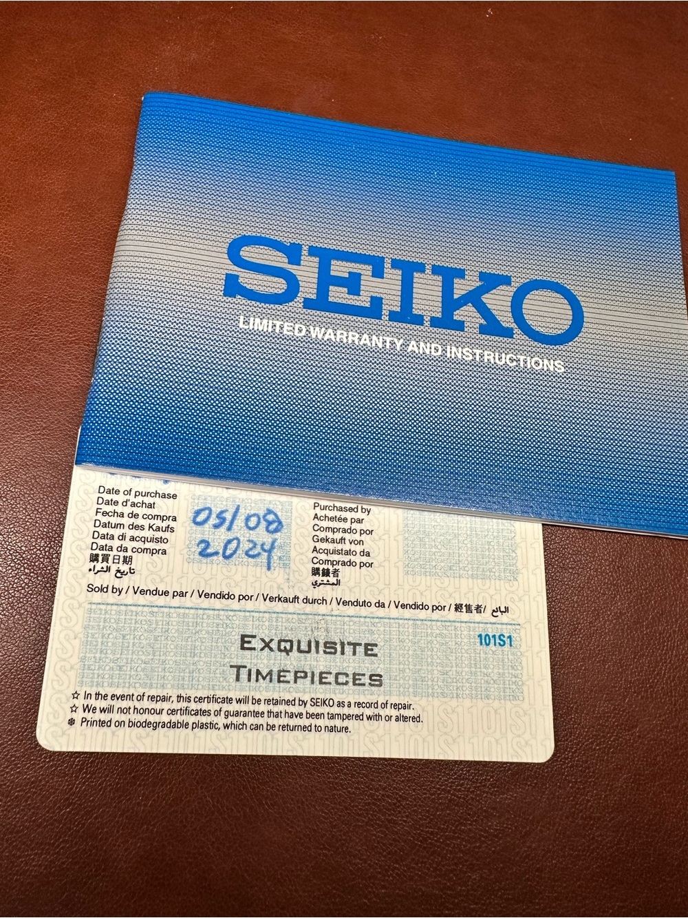 Seiko SBB183 55th anniversary- never worn on bracelet- rubber strap only! - Picture 8 of 11